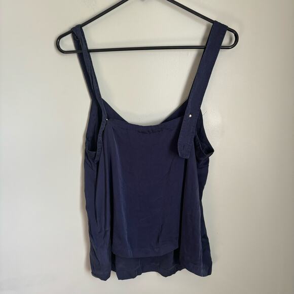 Floreat Anthro Silk Adjustable Strap Tank Top Blouse - Picture 3 of 7